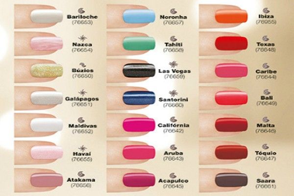 cores esmaltes