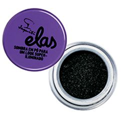 Minissombra Superbrilho Jequiti Elas Preto Glitter