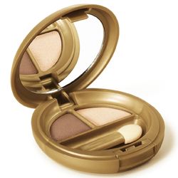 Duo de Sombras Jequiti Aviva Areia e Marrom Dourado